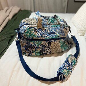 Vera Bradley- Compact Sports Duffel Gym Traveler Bag